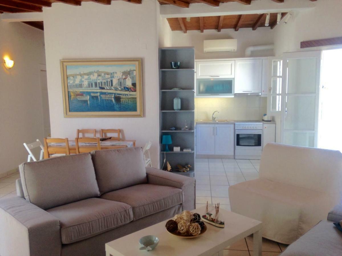 Magical Ornos! Beach House!Beach 1' Walk-Mykonos Town 2Km Luaran gambar