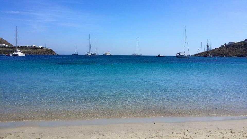 Magical Ornos! Beach House!Beach 1' Walk-Mykonos Town 2Km Luaran gambar