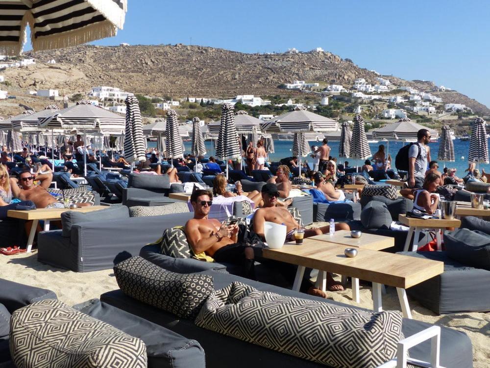 Magical Ornos! Beach House!Beach 1' Walk-Mykonos Town 2Km Luaran gambar